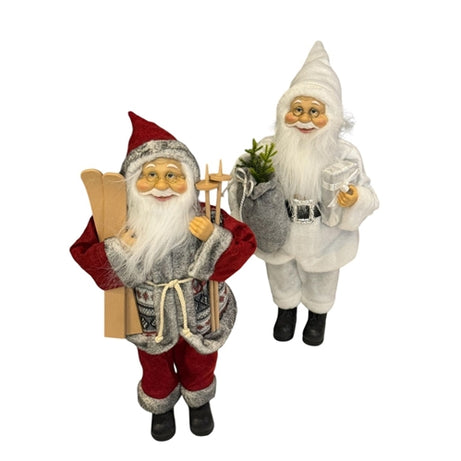 Santa Claus Christmas decor (Red or white) M