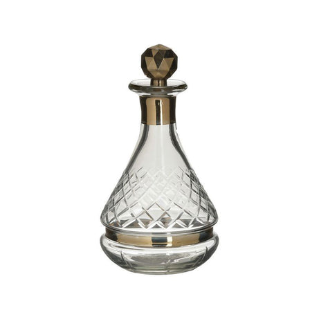 Metal glass decanter