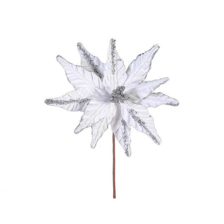 Branch w/white velvet flower