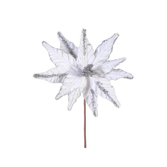 Branch w/white velvet flower